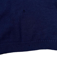 Load image into Gallery viewer, Vintage 90&#39;s GUERNSEY WOOLENS Classic Navy Blue Heavyweight Pure New Wool Knit Sweater Jumper
