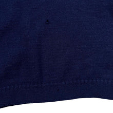 Load image into Gallery viewer, Vintage 90's GUERNSEY WOOLENS Classic Navy Blue Heavyweight Pure New Wool Knit Sweater Jumper