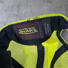 Load image into Gallery viewer, Von Dutch Towelling Embroidered Patch Mesh Trucker Y2K Baseball Cap