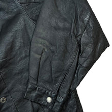 Load image into Gallery viewer, Vintage 90's ECHTES LEDER Genuine Real Black Leather Biker Bomber Jacket