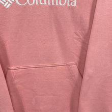 Load image into Gallery viewer, Columbia Sportswear Embroidered Logo Spellout Pink Pullover Hoodie