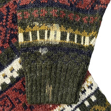 Load image into Gallery viewer, Vintage 90's QUALITY CASUALS Grandad Patterned Acrylic Wool Knit Sweater Jumper