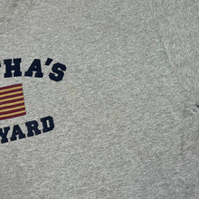 Load image into Gallery viewer, Vintage Oarsman MARTHA'S VINEYARD Souvenir Spellout Graphic T-Shirt