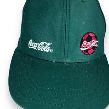Load image into Gallery viewer, COCA COLA (1998) Football World Cup Embroidered Logo Green Baseball Cap