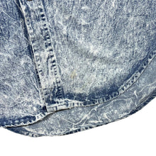 Load image into Gallery viewer, Vintage 90's Traffic Acid Wash Blue Denim Long Sleeve Cotton Shirt