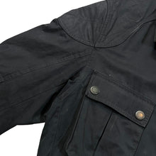 Load image into Gallery viewer, BARBOUR INTERNATIONAL Corduroy Collar Faded Black Zip Jacket