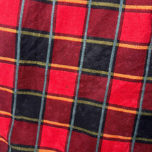 Load image into Gallery viewer, Vintage Elegant Flanell Red Multi Plaid Check Long Sleeve Cotton Flannel Shirt
