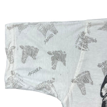 Load image into Gallery viewer, Vintage TANZANIA "Safari" Elephant Wildlife All-Over Print Souvenir Graphic T-Shirt