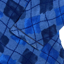 Load image into Gallery viewer, Vintage CONTE OF FLORENCE Argyle Check Patterned 1/4 Zip Fleece Sweatshirt