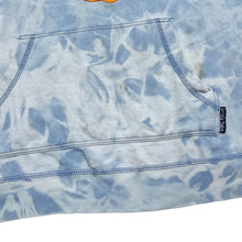 Load image into Gallery viewer, Vintage Freeze (2001) TWEETY Looney Tunes Embroidered Checked Spellout Tie Dye 1/4 Zip Pullover Hoodie