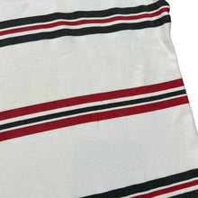 Load image into Gallery viewer, Vintage SOUTHAMPTON FC Football Club Embroidered Spellout Striped Colour Block T-Shirt