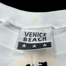 Load image into Gallery viewer, Deadstock Vintage 90's VENICE BEACH "Sport Is Freedom" Spellout Graphic Cuffed T-Shirt