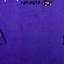 Load image into Gallery viewer, Vintage Pro Player NBA Toronto Raptors Embroidered Purple Basketball Sweatshirt
