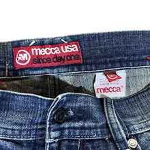 Load image into Gallery viewer, Early 00's MECCA USA Hip Hop Y2K Straight Leg Classic Blue Denim Jeans