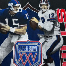 Load image into Gallery viewer, Vintage Salem Sportswear (1991) SUPER BOWL XXV "Giants Vs. Bills" Football Graphic Single Stitch T-Shirt