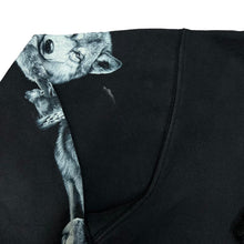 Load image into Gallery viewer, Early 00's CABALLO "Born Free" Gothic Biker Wolf Animal Spellout Graphic Zip Hoodie