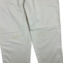 Load image into Gallery viewer, Vintage POLO JEANSO CO Ralph Lauren "Utility Pleat" Classic Cream Cotton Straight Leg Chino Trousers