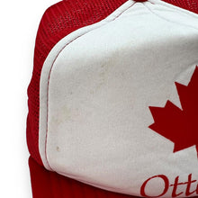 Load image into Gallery viewer, Vintage 80's OTTAWA Canada Souvenir Spellout Graphic Mesh Trucker Baseball Cap