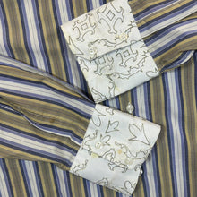 Load image into Gallery viewer, Focus Multi Striped Patterned Western Style Long Sleeve Shirt