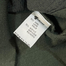 Load image into Gallery viewer, Vintage GABICCI Grandad Patterned Wool Acrylic Knit Green V-Neck Sweater Jumper