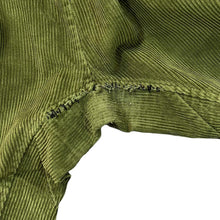 Load image into Gallery viewer, NIKE Embroidered Mini Logo Green Corduroy Cord Cropped Length Pants Trousers