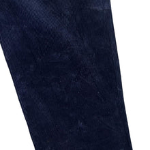 Load image into Gallery viewer, Early 00's POLO RALPH LAUREN "Classic Fit" Navy Blue Corduroy Cord Straight Leg Trousers