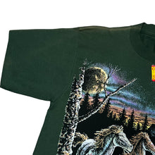 Load image into Gallery viewer, Vintage Stand Out (1993) "12 HORSES" Animal Nature Wildlife Graphic T-Shirt