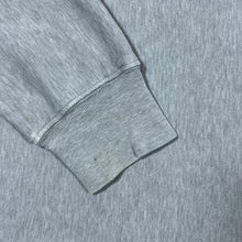Load image into Gallery viewer, Early 00's SCHOTT NYC Embroidered Chenille Spellout 1/4 Zip Pullover Grey Sweatshirt