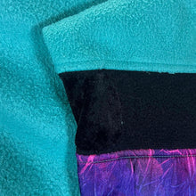 Load image into Gallery viewer, Vintage 90's Crazy Abstract Colour Block 1/4 Zip Pullover Fleece Sweatshirt