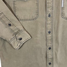 Load image into Gallery viewer, COLUMBIA SPORTSWEAR Fleece Lined Khaki Brown Utility Over Shirt