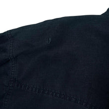 Load image into Gallery viewer, Vintage Express Rider Cowboy Western Patterned Black Long Sleeve Button-Up Cotton Shirt