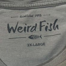 Load image into Gallery viewer, WEIRD FISH "Trouble Brewing" Cartoon Novelty Spellout Graphic T-Shirt