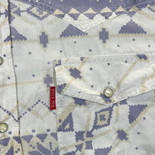Load image into Gallery viewer, Vintage Big Star Aztec Patterned Cowboy Western Popper Long Sleeve Shirt