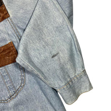 Load image into Gallery viewer, Vintage Bugatti Universal Service Cowboy Western Leather Panel Long Sleeve Shirt