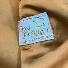 Load image into Gallery viewer, Vintage 90's AKASO REAL LEATHER Genuine Heavyweight Tan Suede Leather Jacket