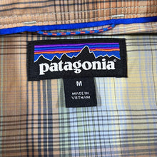 Load image into Gallery viewer, PATAGONIA Multi Plaid Check Zip Pocket Fishing Outdoor Long Sleeve Nylon Polyester Shirt