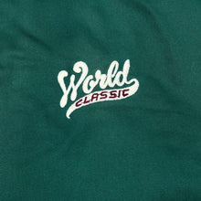 Load image into Gallery viewer, Vintage GAP "World Classic" Embroidered Spellout Reversible Varsity Quilted Bomber Jacket