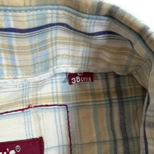 Load image into Gallery viewer, Vintage Levi's Workers Blue Yellow White Check Cowboy Western Popper Long Sleeve Shirt
