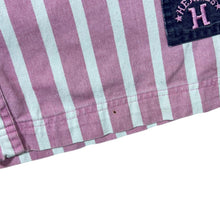 Load image into Gallery viewer, Vintage Edwards Heavies Pink White Striped Cotton Long Sleeve Shirt