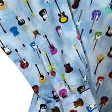 Load image into Gallery viewer, CLAUDIO LUGLI COUTURE Guitar Music Patterned Long Sleeve Cotton Shirt