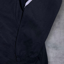 Load image into Gallery viewer, Adidas Climalite Three Stripe Mini Logo Black 1/4 Zip Sweatshirt Track Top