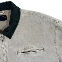 Load image into Gallery viewer, ASOS DESIGN Corduroy Cord Collared Skater Workwear Canvas Zip Bomber Jacket