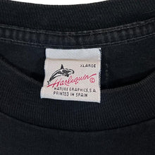 Load image into Gallery viewer, Vintage Harlequin (1990) Dynamic Solar System Space Graphic Single Stitch T-Shirt