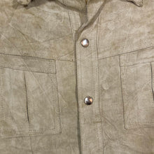 Load image into Gallery viewer, Vintage 90's MONTGOMERY WARD Made In Korea Beige Suede Leather Button Jacket