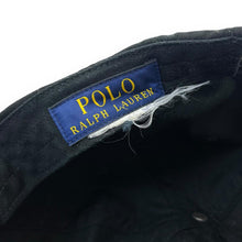 Load image into Gallery viewer, POLO RALPH LAUREN Embroidered Big Pony Logo Black Leather Strap Baseball Cap
