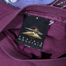 Load image into Gallery viewer, Vintage Prairie Mountain "Yellowstone National Park" Souvenir Burgundy Cotton T-Shirt
