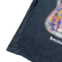 Load image into Gallery viewer, HARD ROCK CAFE "Barcelona" Signature Series Jimi Hendrix Souvenir Spellout Graphic T-Shirt