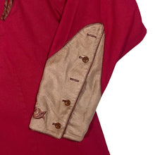 Load image into Gallery viewer, Vintage Apaci Cowboy Western Suede Effect Panel Cotton Long Sleeve Shirt