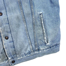 Load image into Gallery viewer, LEVI'S Classic Red Tab Sherpa Fleece Lined Trucker Blue Denim Jacket