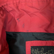 Load image into Gallery viewer, Early 00's QUIKSILVER Colour Block Red Hooded Snowboarding Ski Windbreaker Jacket